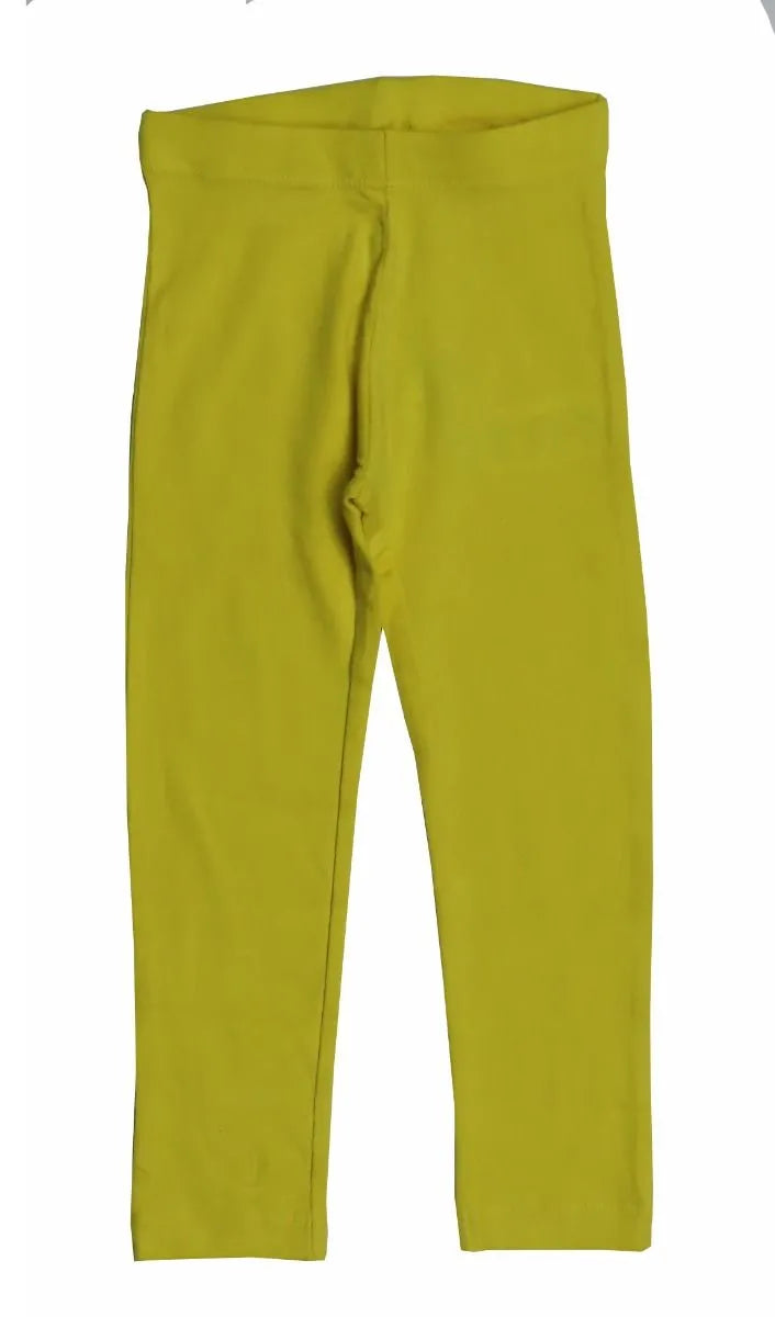 Girls Stretch Leggings Light Yellow