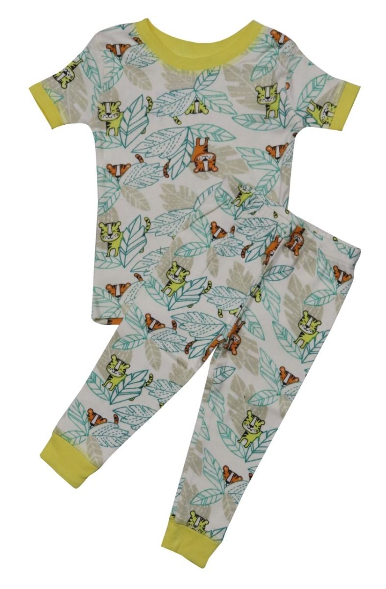 Baby Boys Pyjama Set Off White Aop