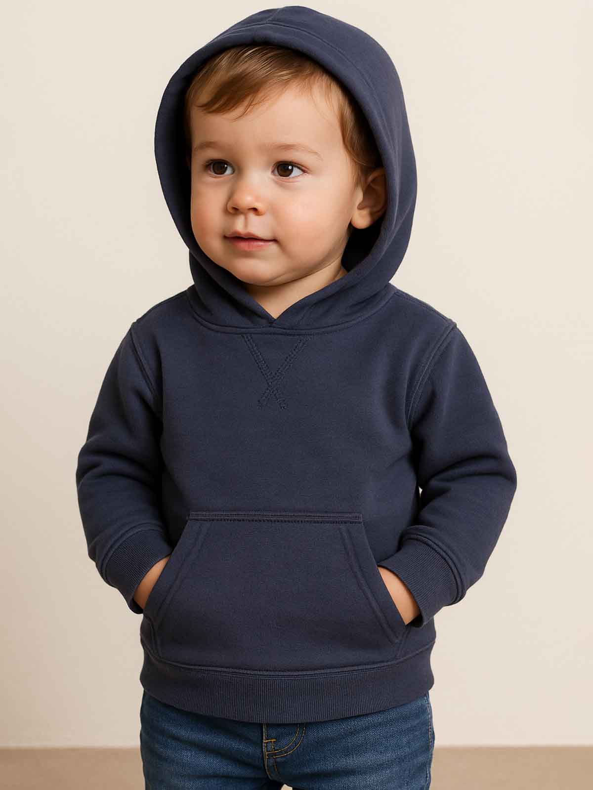 Baby Boys Hooded Pullover Sweatshirt