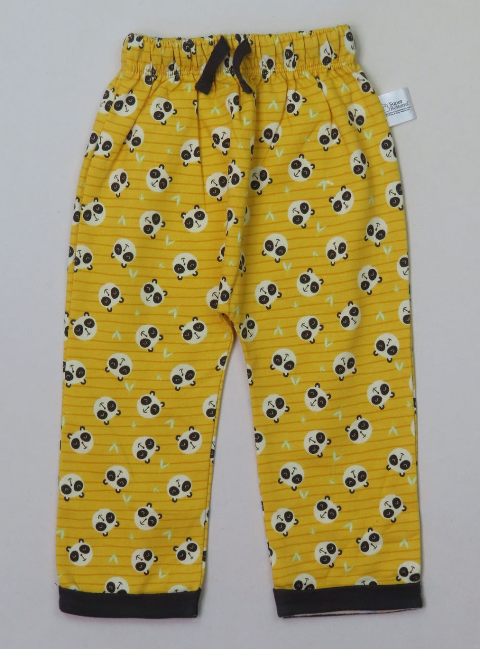Baby Girls French Terry Sweat Pants 2 Pcs Pack Assorted