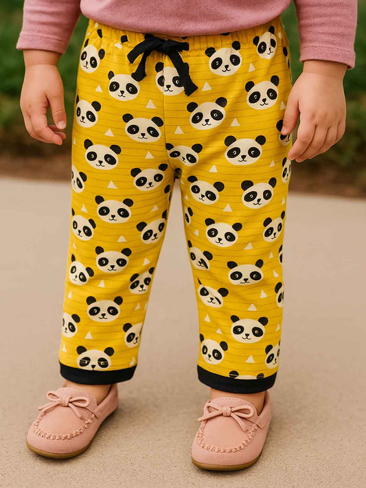 Baby Girls French Terry Sweat Pants 2 Pcs Pack Assorted