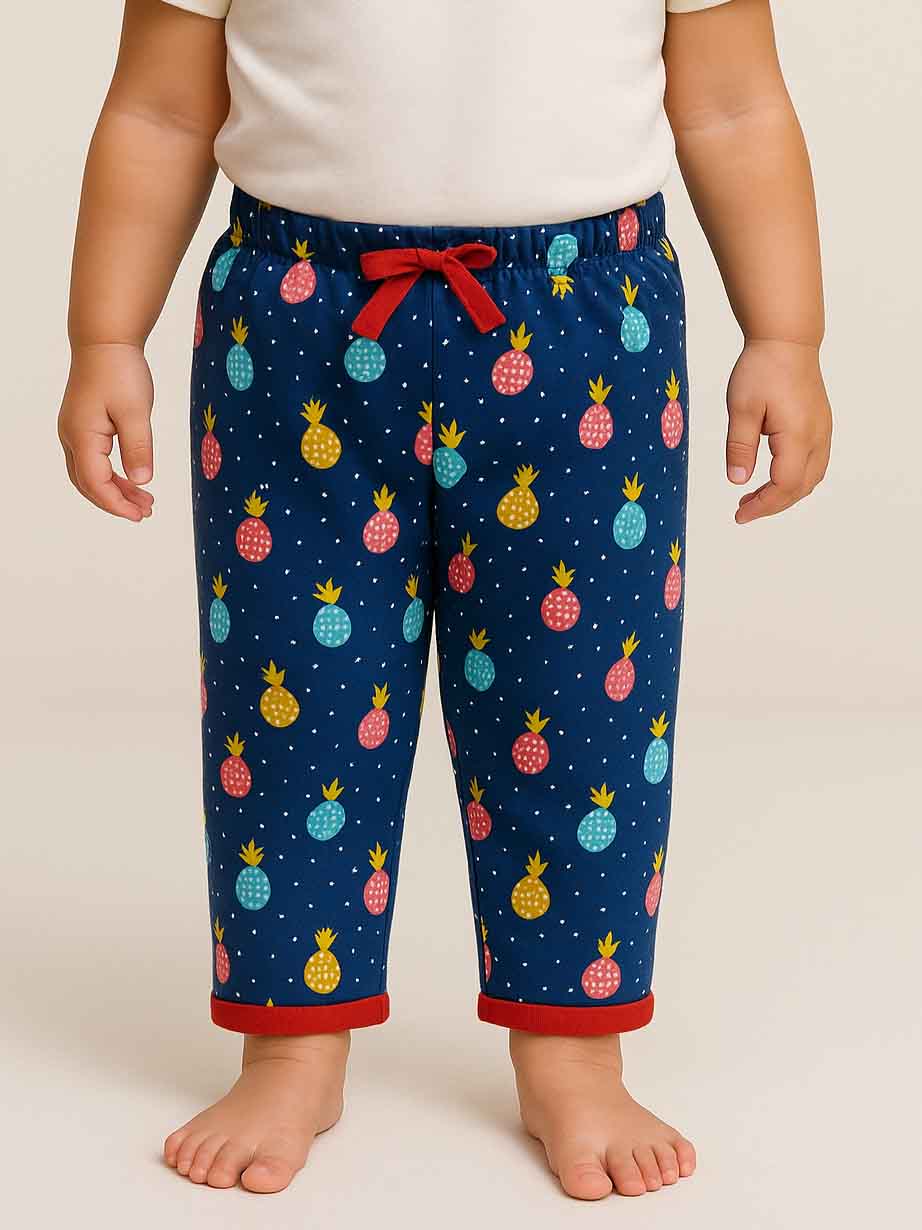 Baby Girls French Terry Sweat Pants 2 Pcs Pack Assorted