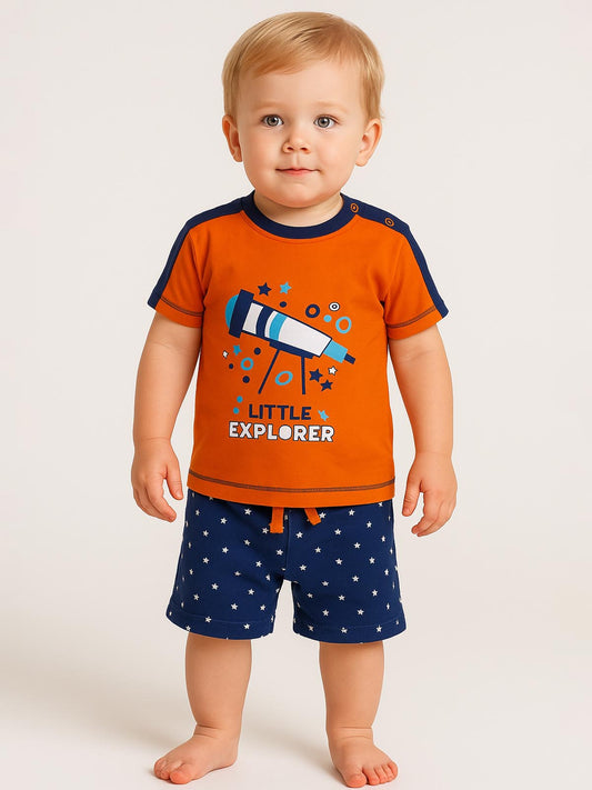 Baby Boys Printed 2 Pc Set