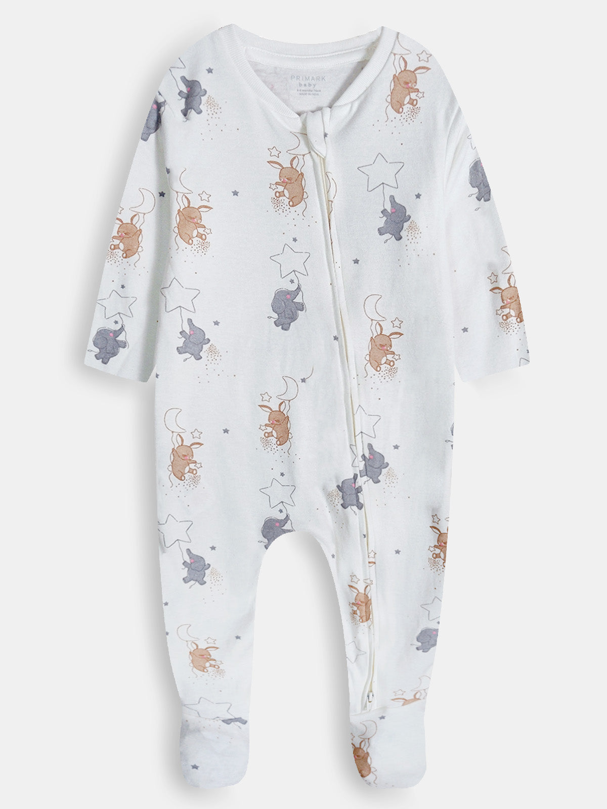 Baby Printed 2 Pack Sleepsuits