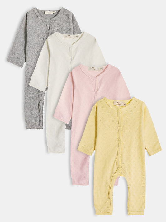 Baby Pointel Playsuits