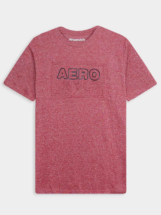 Mens Embossed Red T-Shirt