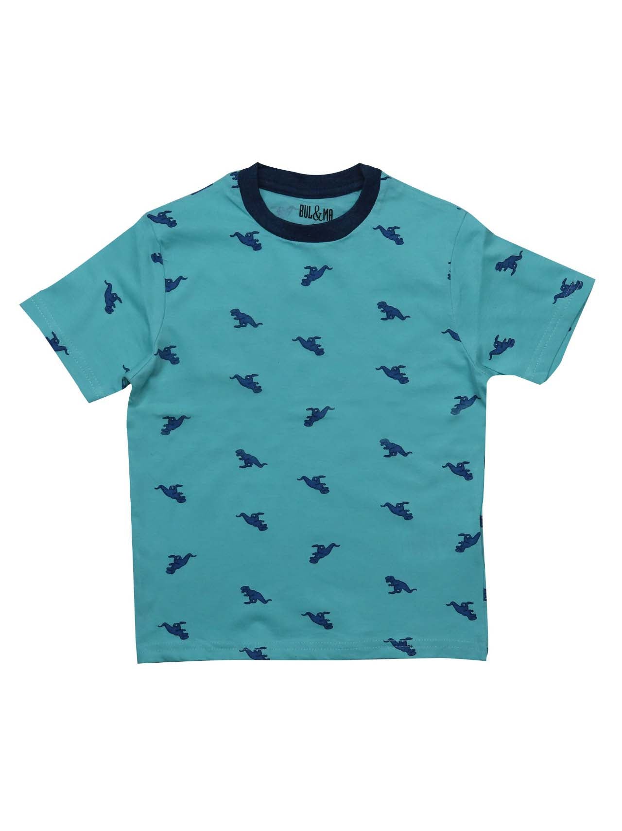 Boys Dino AOP Short Sleeve T-Shirts