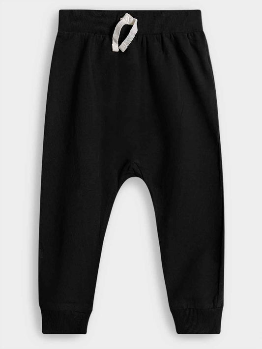 Baby Boys French Terry Black Pant