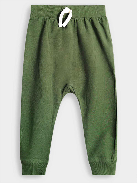 Baby Boys French Terry Olive Pant