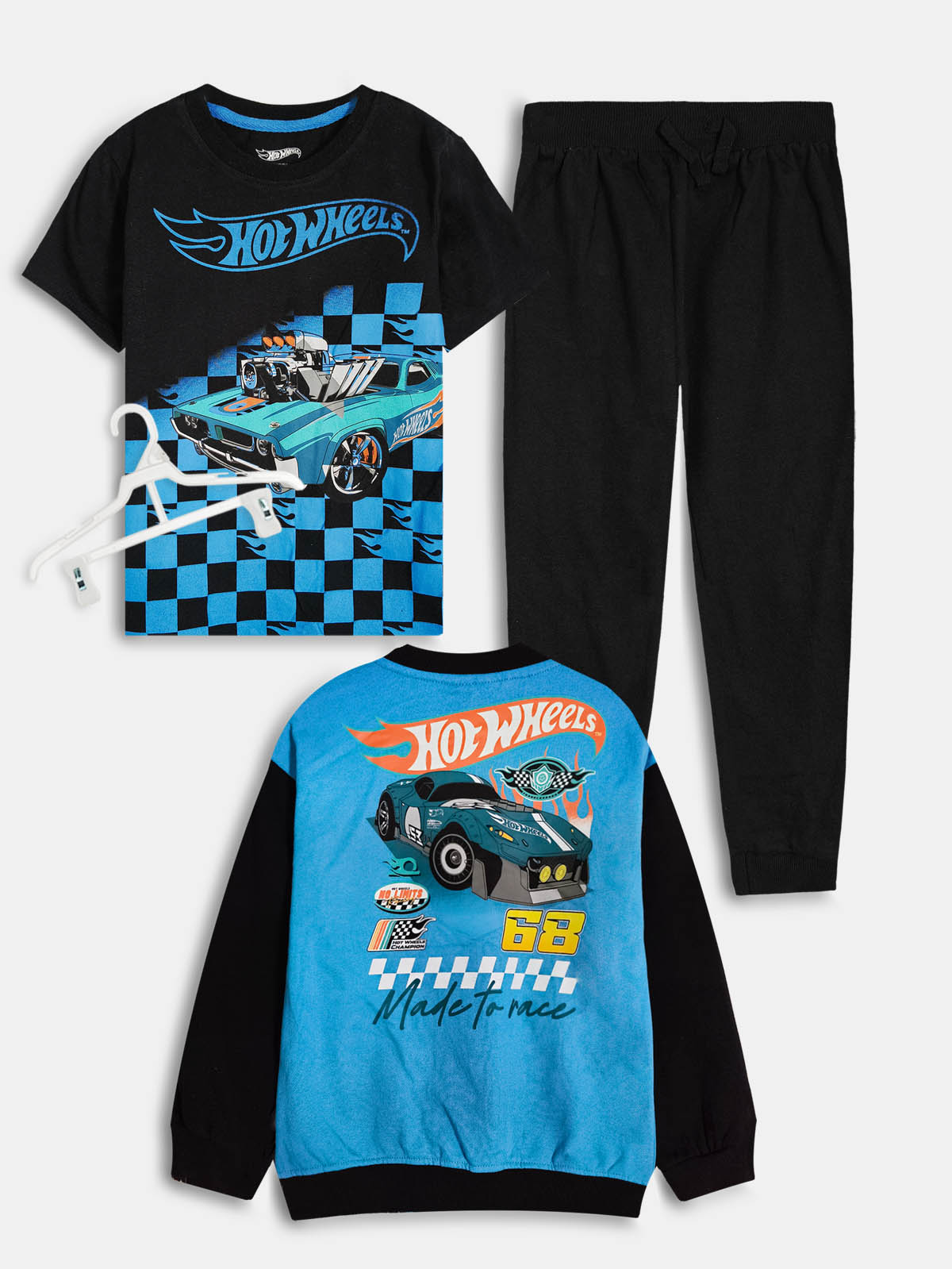 Boys 3-Pc Light Blue Jogging Set