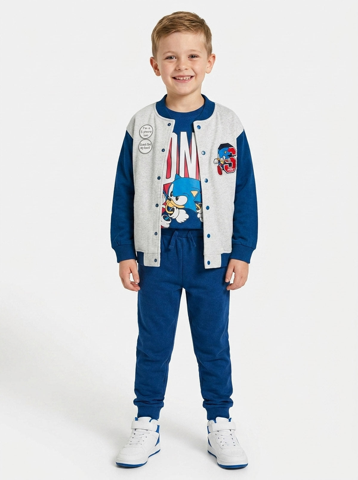 Boys 3 Pc Grey Jogging Sets