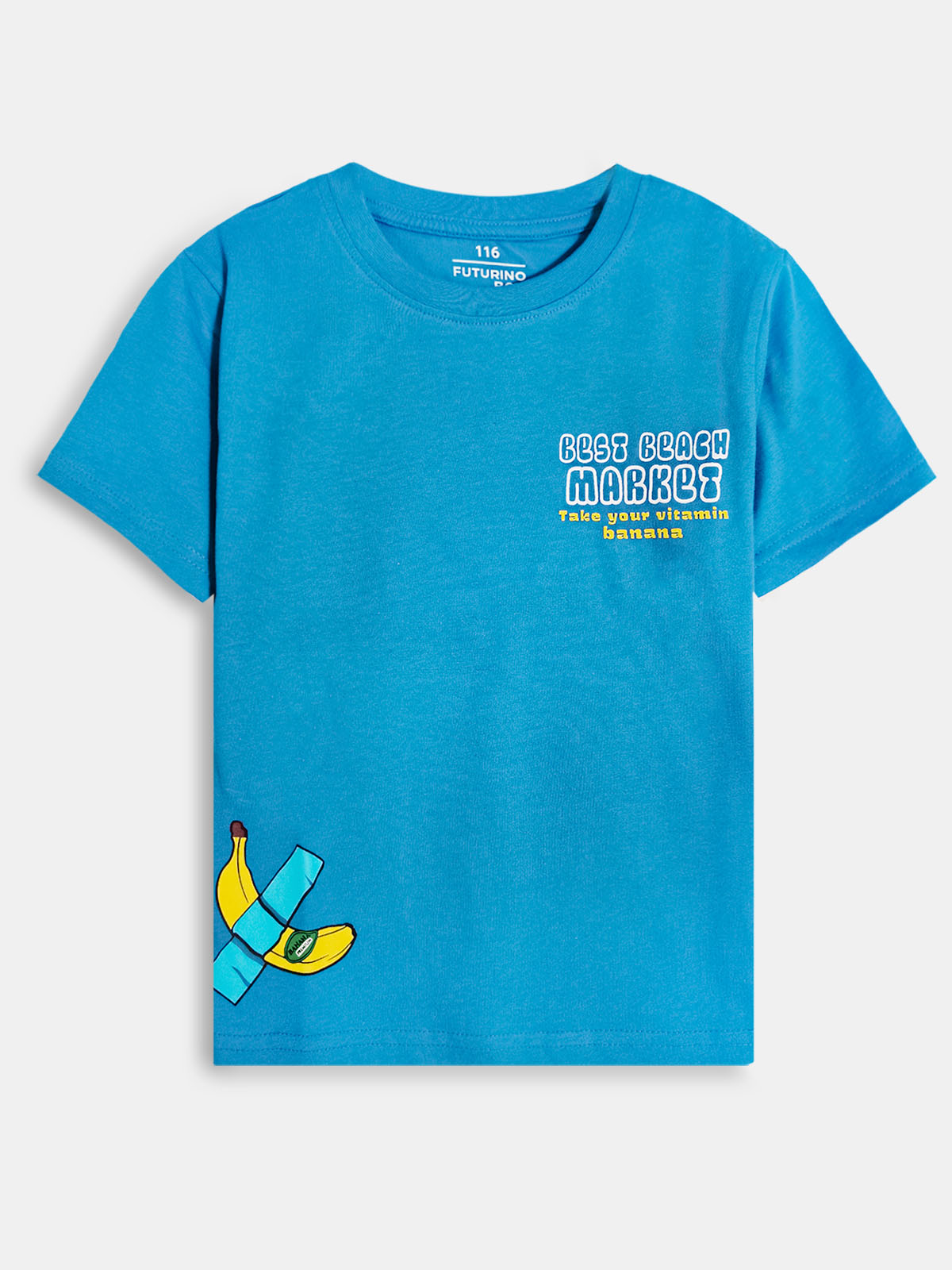 Boys Crew Neck Printed T-Shirt