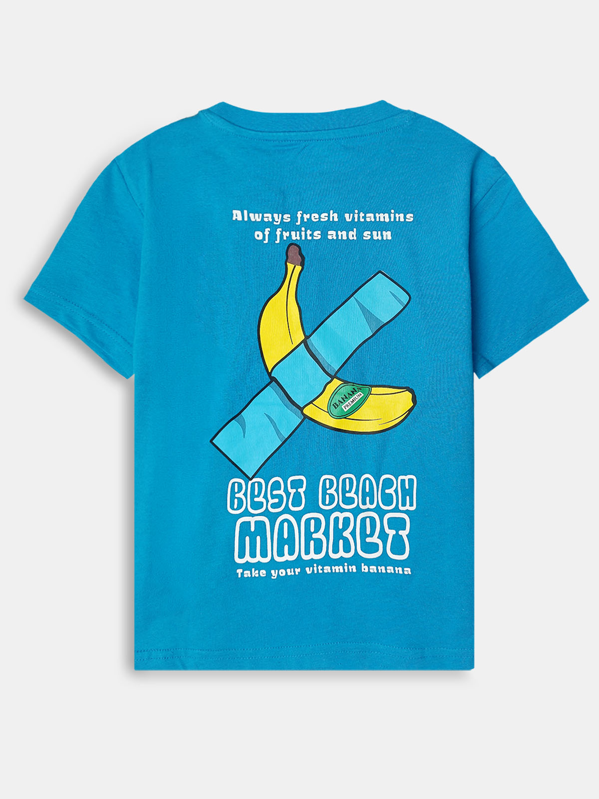 Boys Crew Neck Printed T-Shirt
