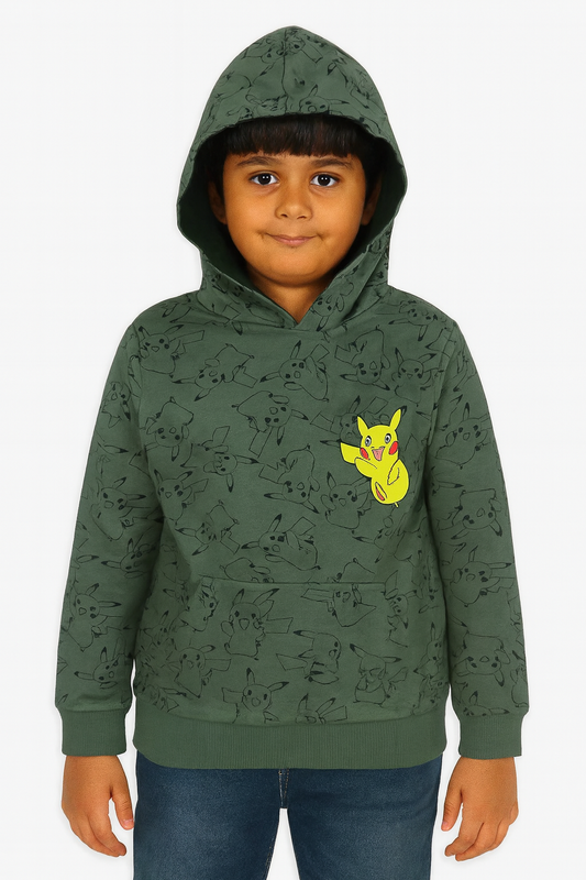 Boys Hooded Pullover Sweatshirt