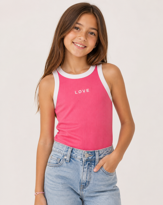 Girls Sleeveless Top