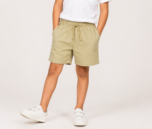 Boys Solids & Motif Shorts