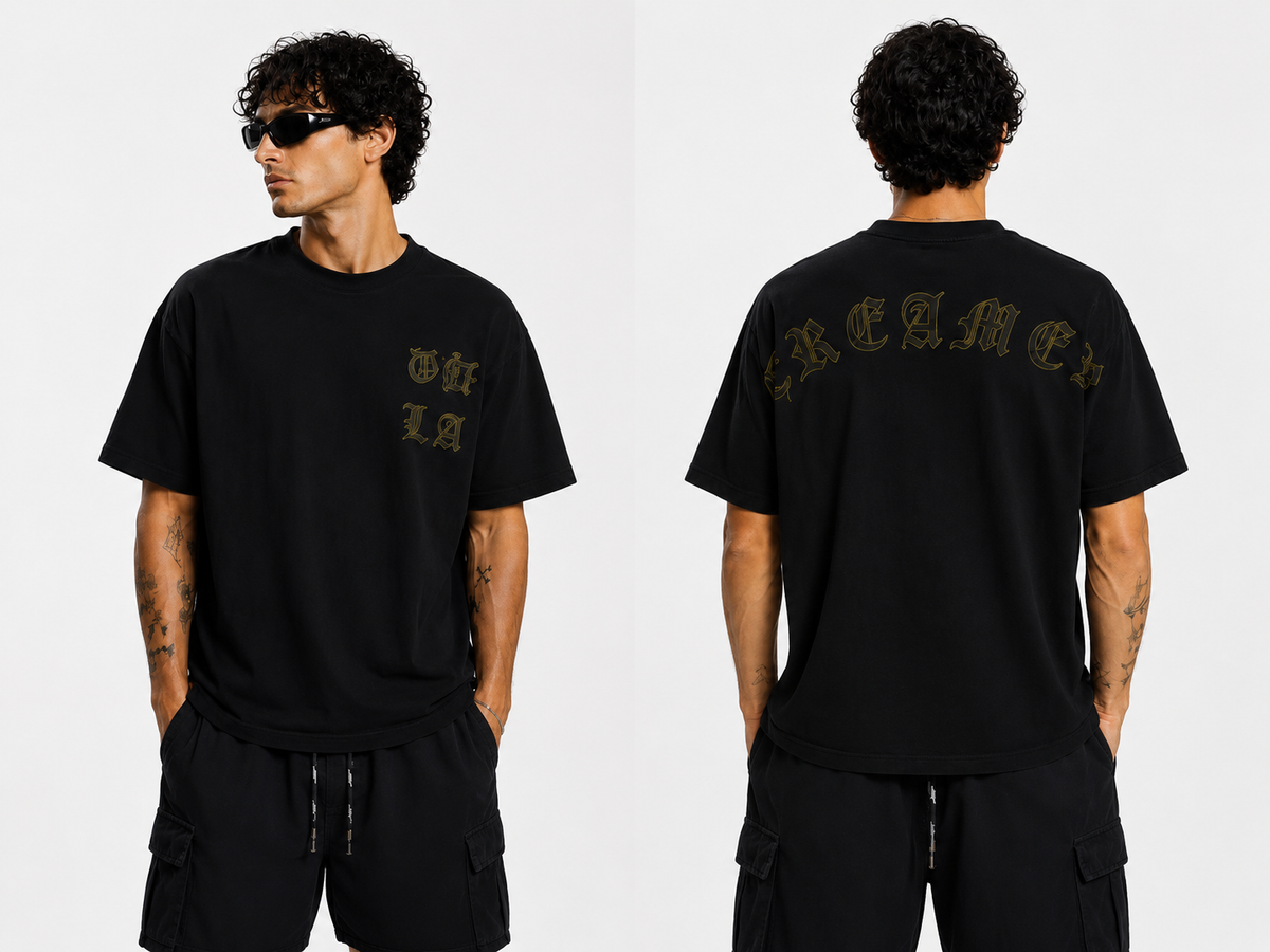 Mens Printed Oversize Fit T-Shirt