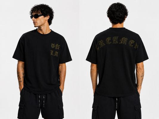 Mens Printed Oversize Fit T-Shirt