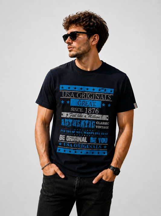 Mens Printed T Shirt