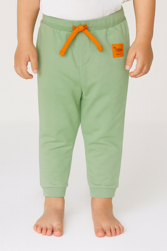 Baby Boys French Terry Green Sweat Pant