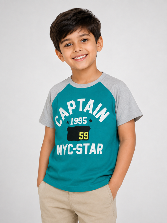 Boys Raglan Sleeve T Shirt