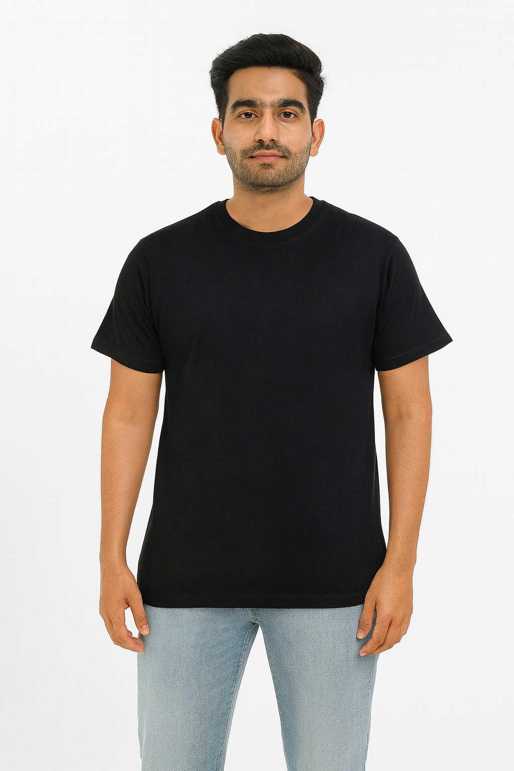 Mens Crew Neck Plain T Shirts