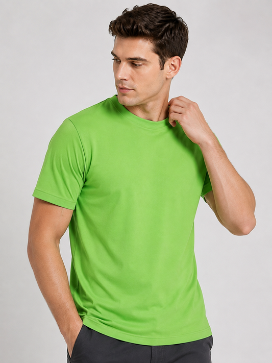 Mens Dry Fit T Shirt Green