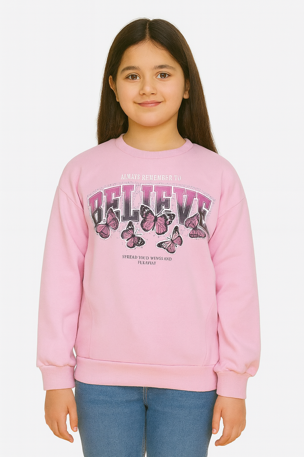 Girls Brushed Pullover