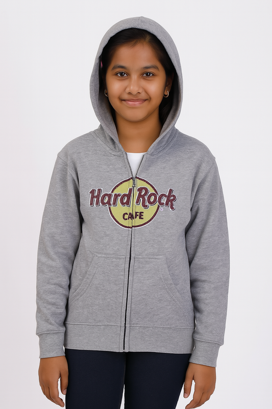 Girls Fleece Full Zipper Sweatshirt