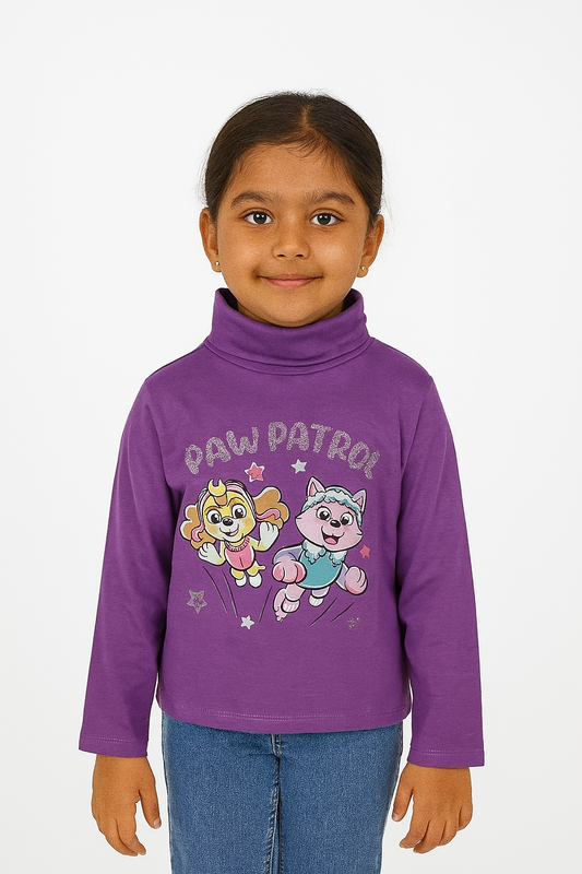 Girls Turtle Neck Top