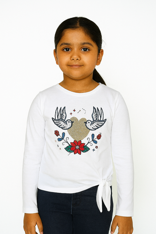 Girls Applique T Shirts