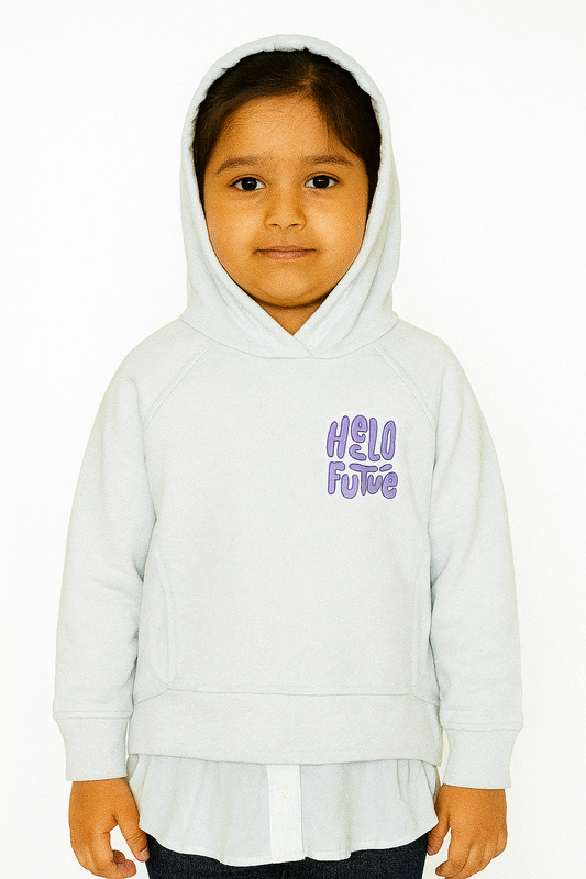Girls Hooded Pullover Sweatshirt