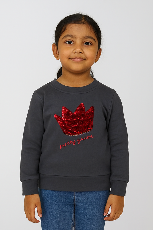 Girls Flippy Sequinned Sweatshirt