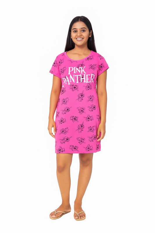 Ladies Printed Night Shirt