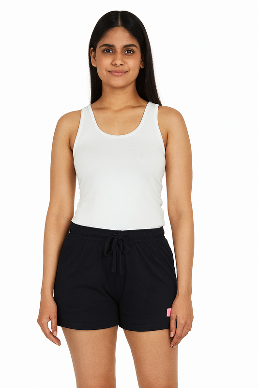 Ladies French Terry Knit Shorts
