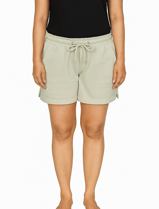 Ladies French Terry Knit Shorts