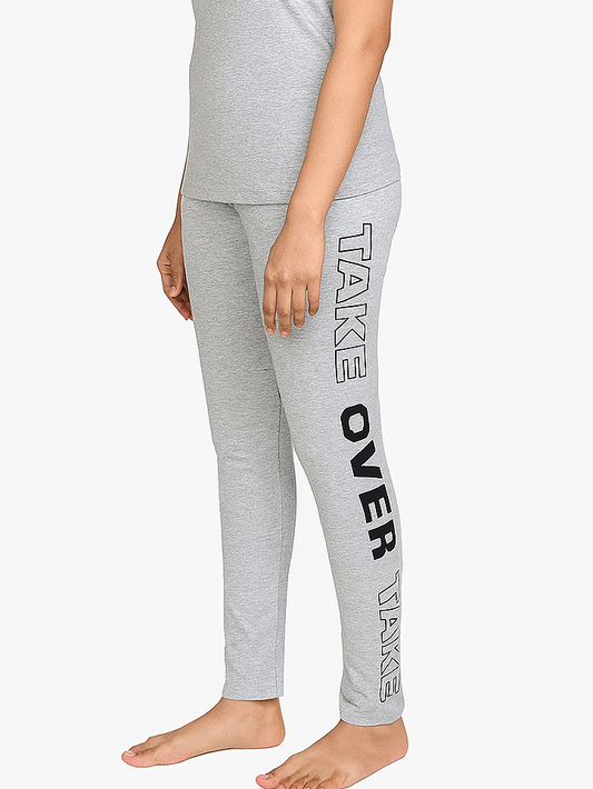 Ladies Printed Stretch Ankle Legging