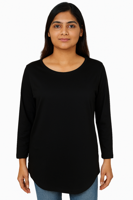 Caret Ladies 3/4 Sleeve Top
