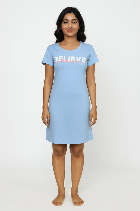 Ladies Printed Nightshirt