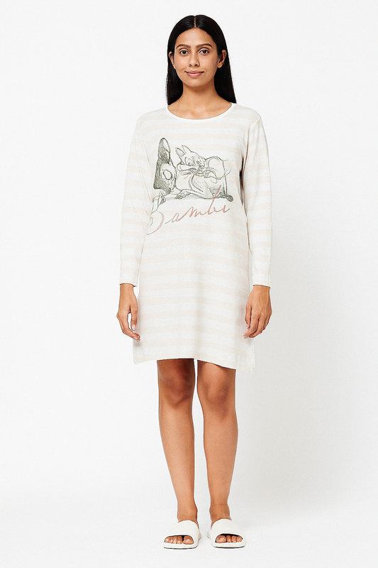 Ladies Printed Nightshirt