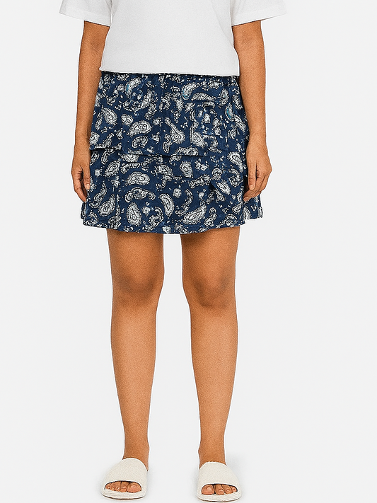 Ladies Viscose Woven Skirt