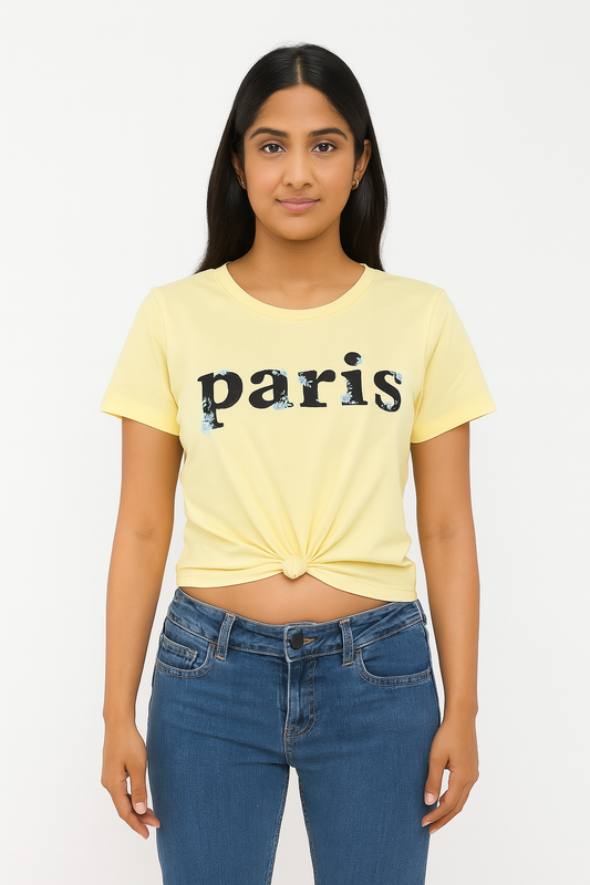 Ladies Printed Crop Top