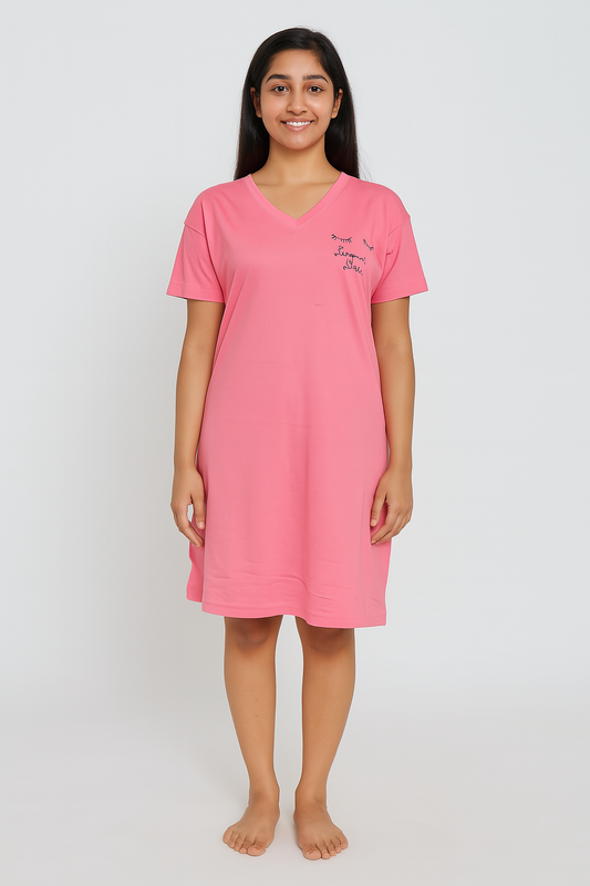 Ladies Printed Nightshirt