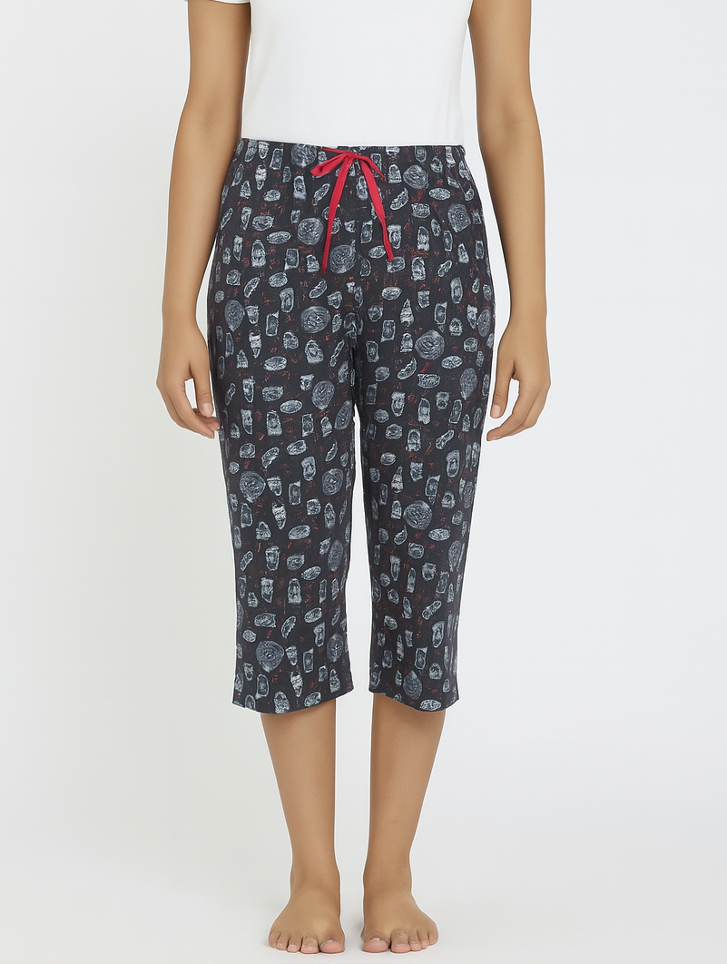 Ladies Printed Capri