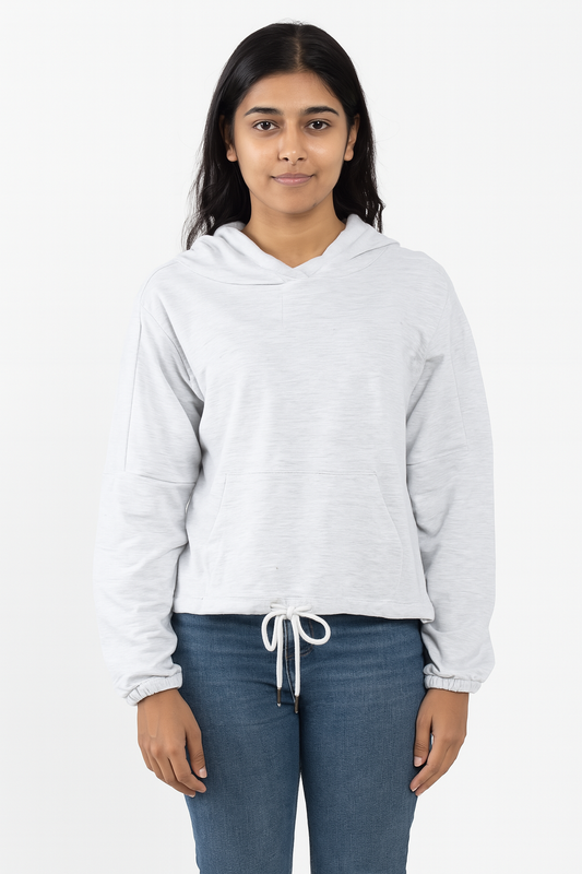Ladies Hooded Fleece Sweatshirt