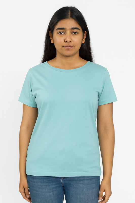 Ladies Stretch T Shirt Mint Green