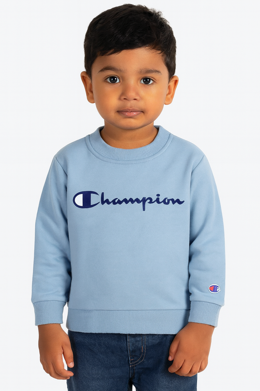 Boys Pullover Fleece Blue Sweatshirt