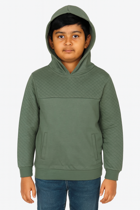 Boys Hooded Pullover Sweatshirt