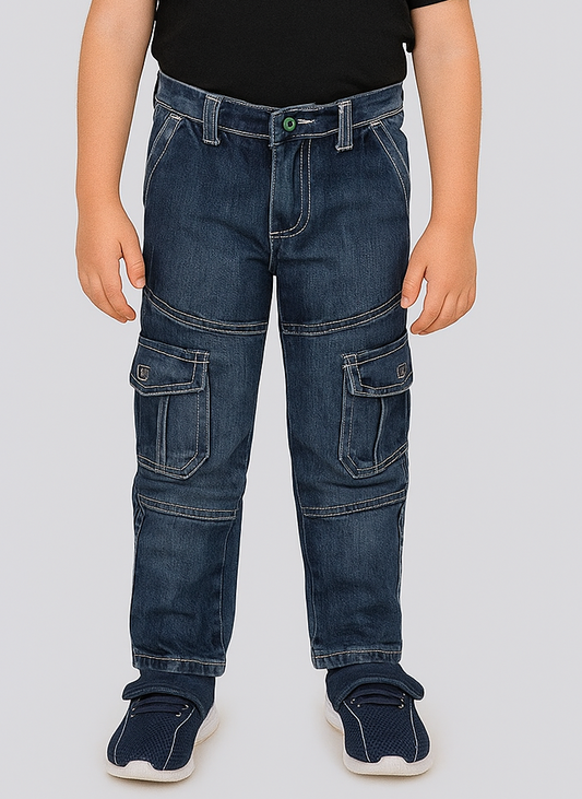 Boys Cargo Jeans Pants