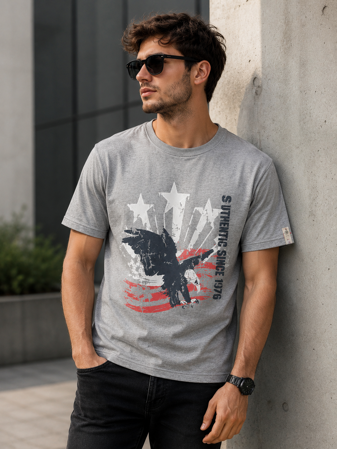 Mens Printed T Shirt